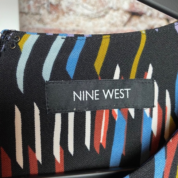 Nine West Womenʻs Colorful Sleeveless Shift Dress with Pockets Small - Picture 5 of 10